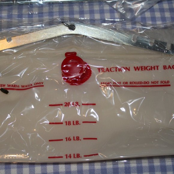 NIB Invacare Neck Back Traction Set Overdoor Cervical Kit 20 lb Weight Bag - Picture 7 of 8